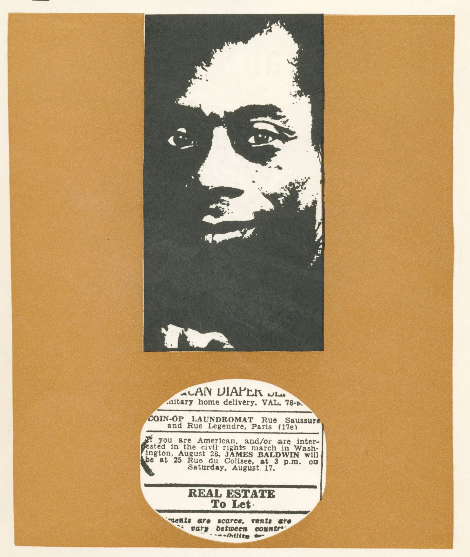 Detail from cover of Transition, No. 12, 1964